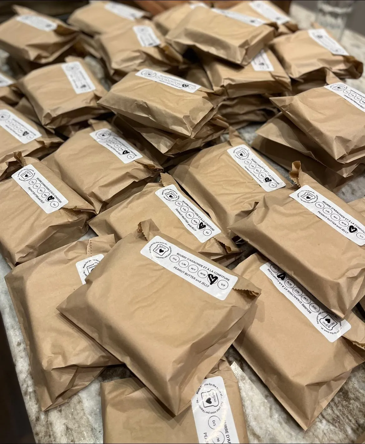 Charitable sandwich activity